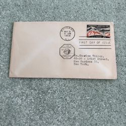 1958 First Day Of Issue Cover Of The International Geophysical Year Featuring 3¢ Stamp #1107