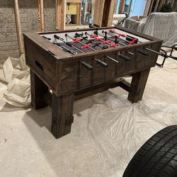 Robbie’s Billiards Custom Breckenridge Foosball Rustic Table