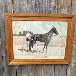 Original 1905 Advertising Print In A Vintage Frame