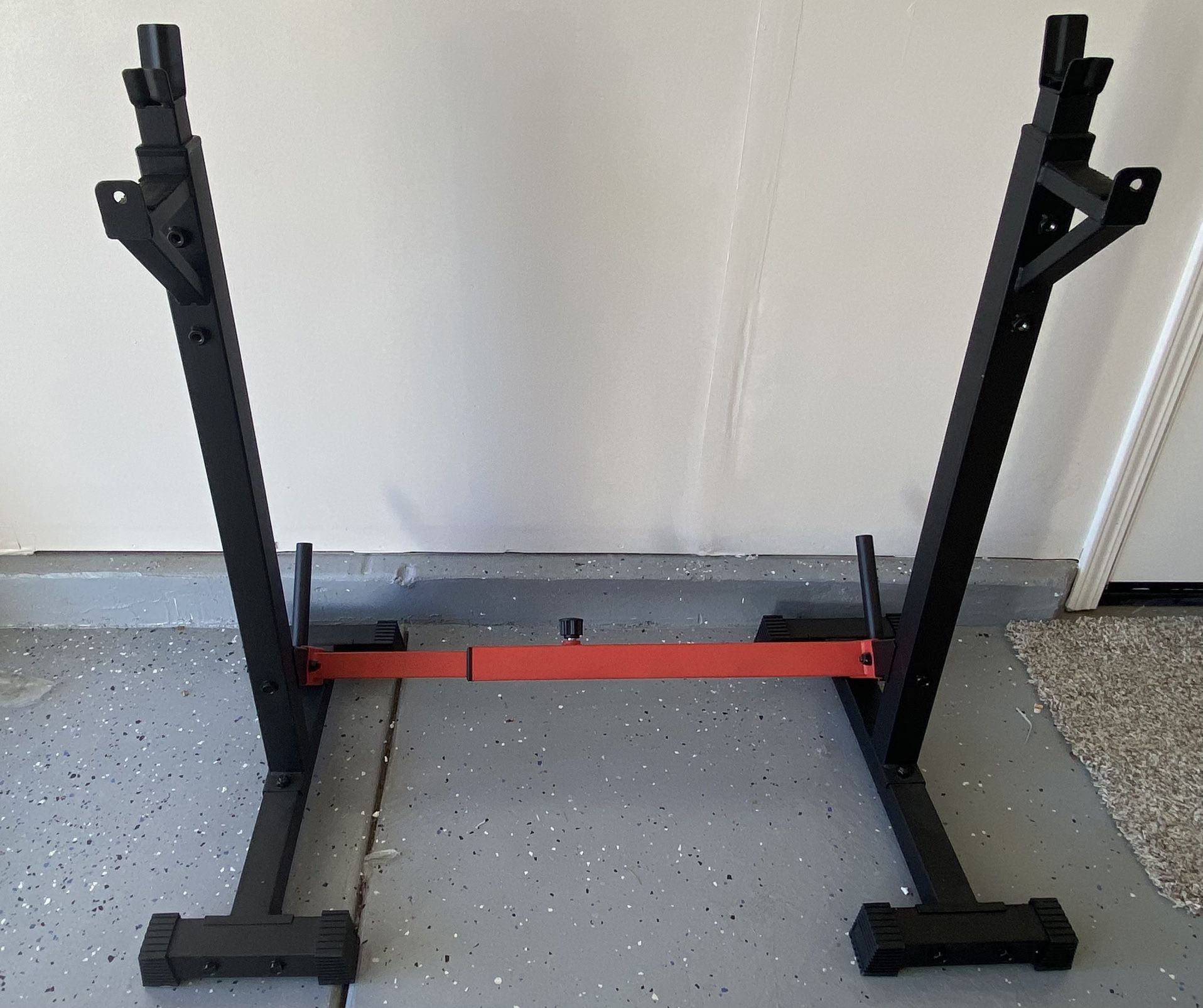 Squat Rack Stand - Dismantled For Easy Transport