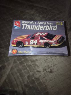 New McDonald's Racing Team Thunderbird Stock Car Model Kit #8188