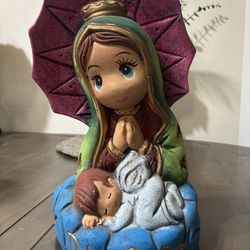 Virgencita De Guadalupe Piggy Bank