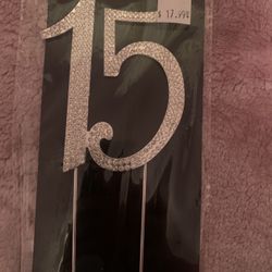 Brand New 15th Cake Topper 