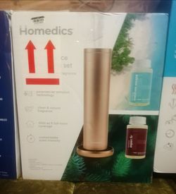 New Homedics SereneScent Waterless Home Fragrance Diffuser & oils set.