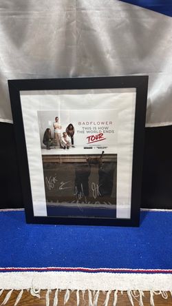 Badflower Signed Tour Poster