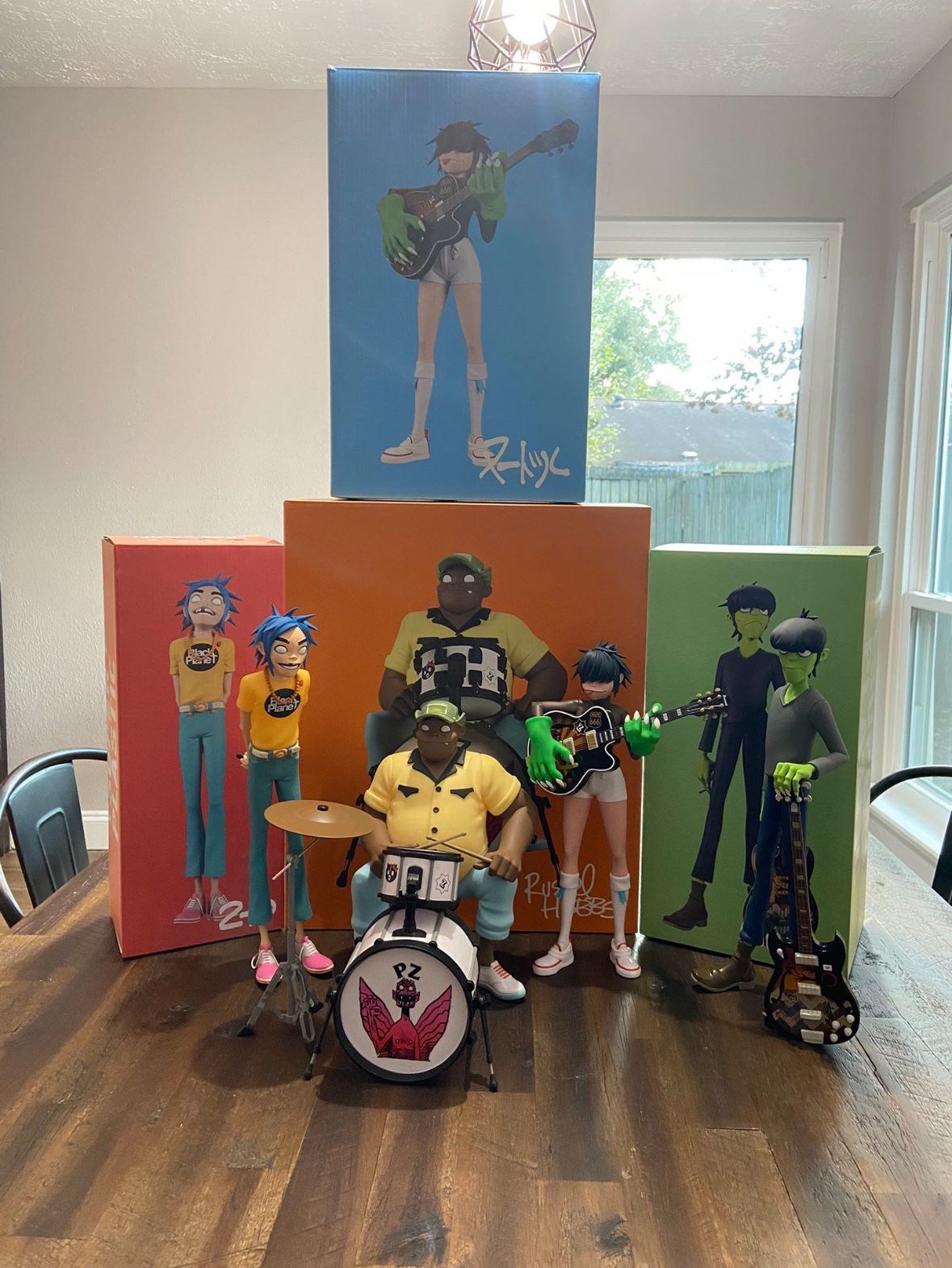 Gorillaz Song Machine Super Plastic Figures Set Complete