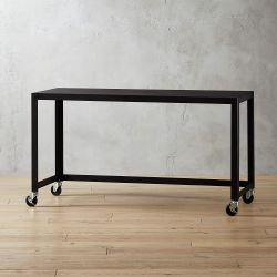 CB2 Powder Coated Steel Console Table/Desk