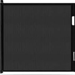 Retractable baby gate