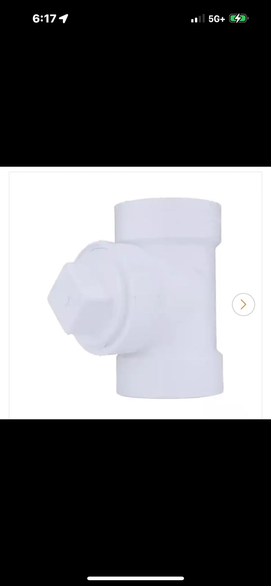 Box Of 10 3” Clean Out Tee. New 