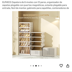 Zapatero nuevo, caja abierta / New shoe rack, open box