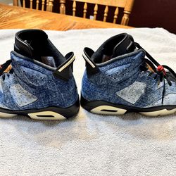 Nike Air Jordan Retro 6 Washed  Denim **for sale or trade**9.5 Men's read below. Verified.