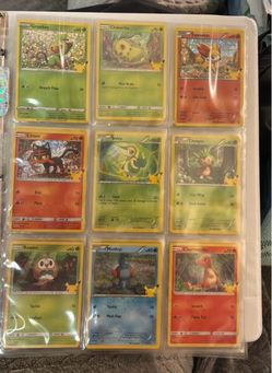 Pokemon McDonald’s 25th anniversary non-Hollow complete set with a couple extra 25th anniversary cards