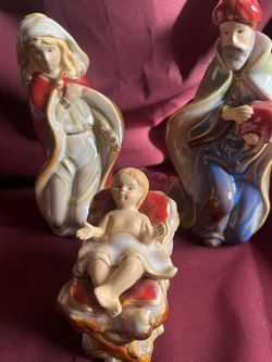 Porcelain Nativity Set