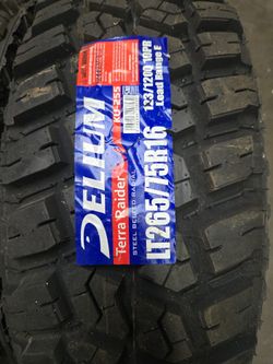New Tires LT265/75r16