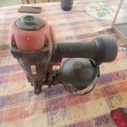 ROOF COIL NAIL GUN used On One Job Only