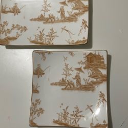 Decorative Art Chinese Plate Set 