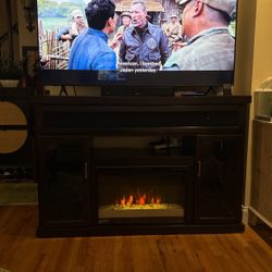 Fireplace TV Stand