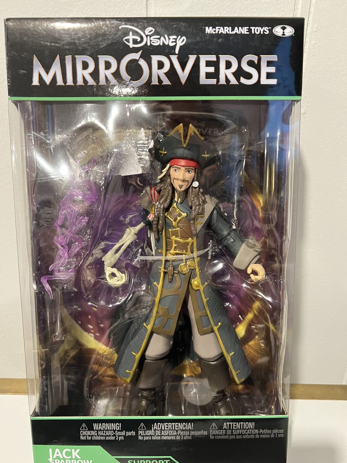 McFarlane Toys Disney Mirrorverse Captain Jack Sparrow