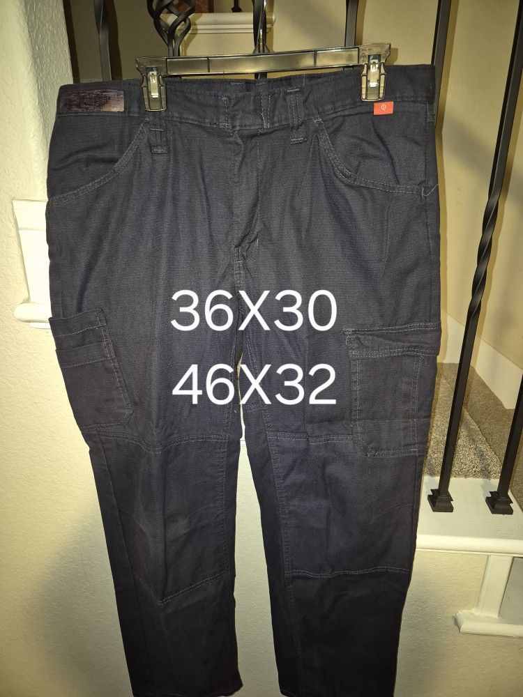 BULWARK FRC IQ SERIES CONFORT LIGHT WEIGHT CARGO NAVY BLUE PANTS