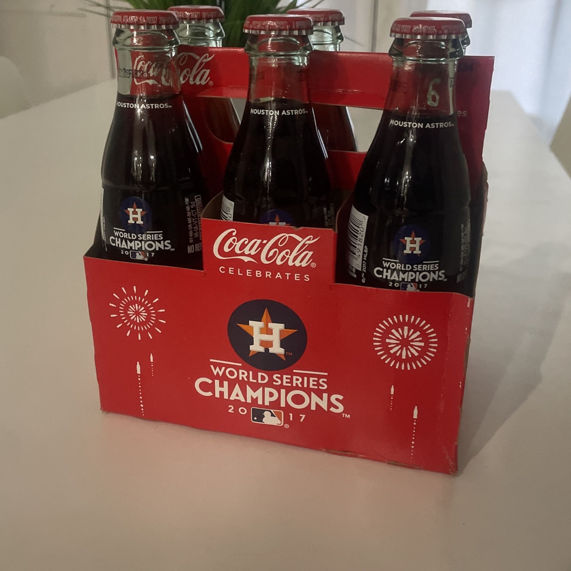 Astros 2017 World Series Champion Coke Bottles