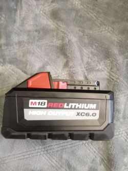 Milwaukee M18 18-Volt Lithium-Ion High Output Battery Pack 6.0Ah