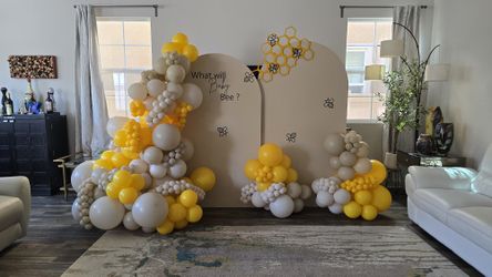 Balloons, Babyshower, Gender Reveal, Dessert Cart, Candy Cart