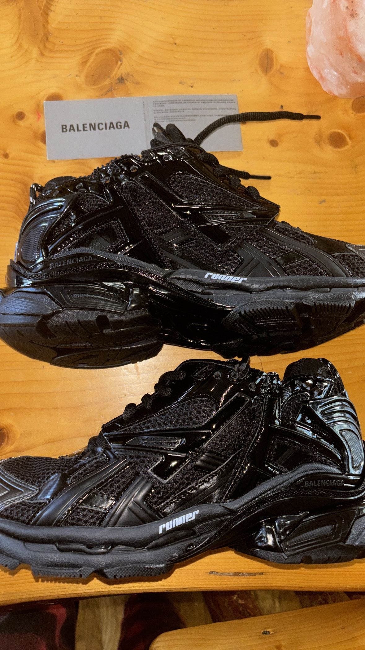 Black Balenciaga Runners Triple Black Size 42 STRICTLY MONEY