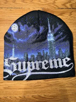 Supreme cityscape beanie - Black