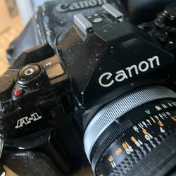 Canon A-1 Camera Set w/Extras