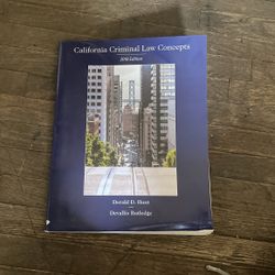 criminal law concepts 2018 edition derald d hunt