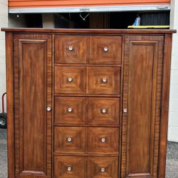Somerton extra large Dresser with shelves units wardrobe closet solid wood high quality L58”*D19”H60