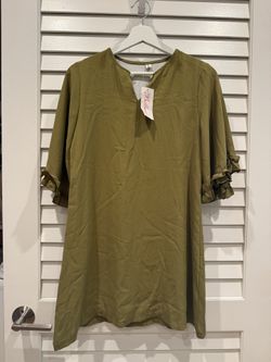 Green Short Dress Size M
