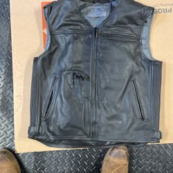 Leather Helite Airbag Vest Xlarge