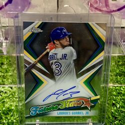 Lourdes Guerriel Jr. Toronto Blue Jays Autographed Baseball Card