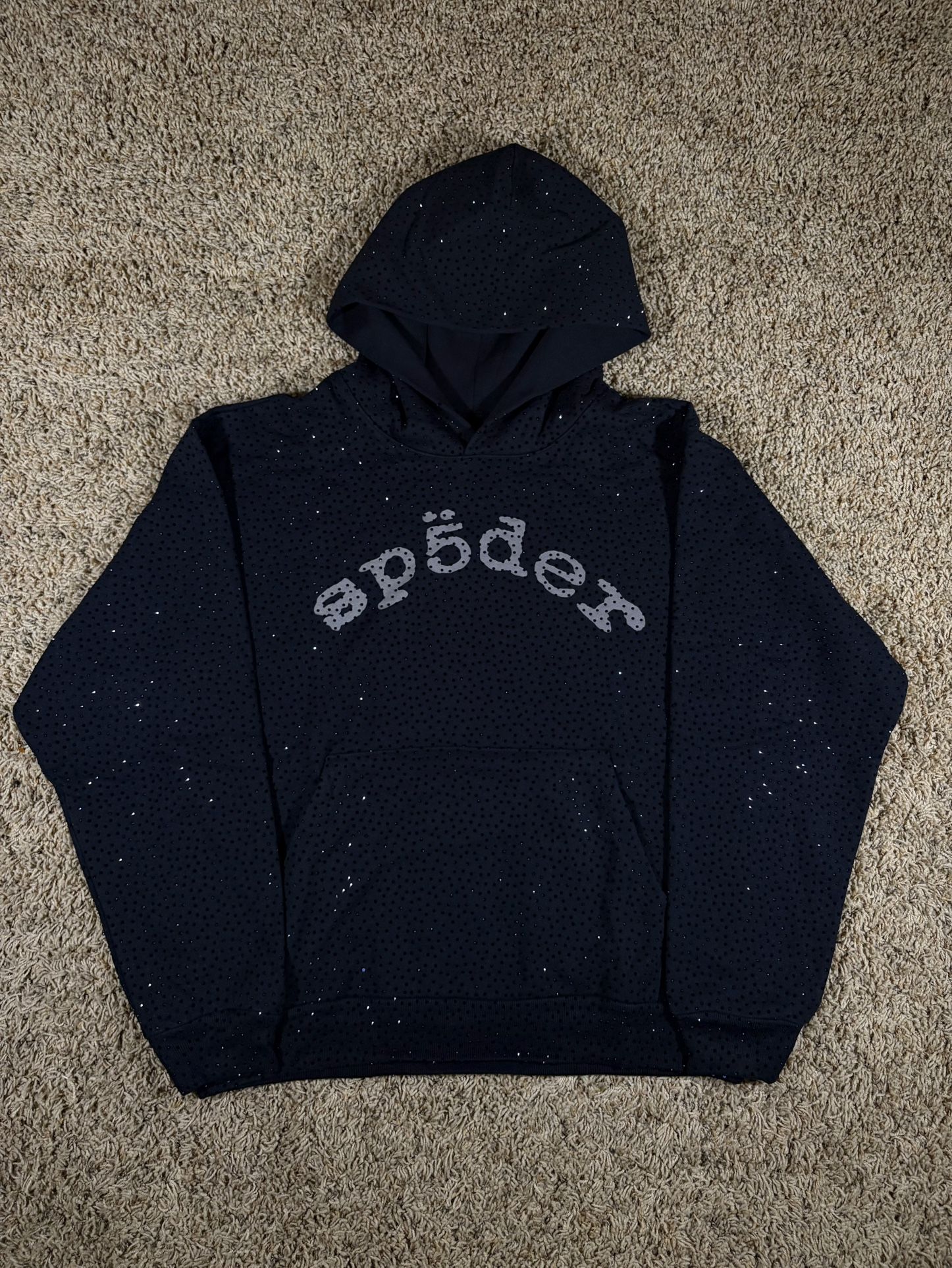 *New W/ Tags* Spider Worldwide "VVS BLACK" Hoodie