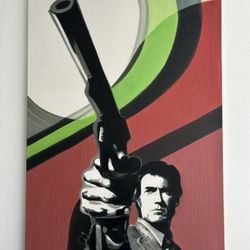 Wall Painting Clint Eastwood 