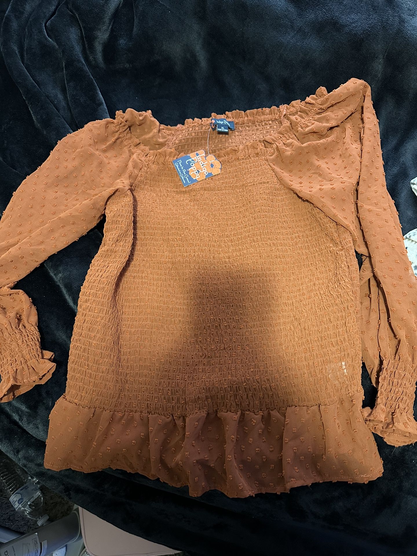 Long Sleeve Sheer Top