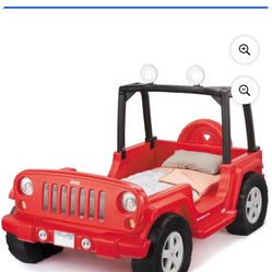 Little tykes Jeep wrangler Toddler To Twin Bed