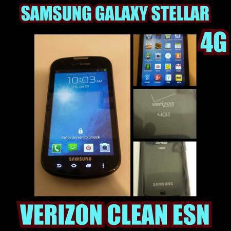 Verizon samsung galaxy stellar 4G clean ESN good condition everything is functional no water damage