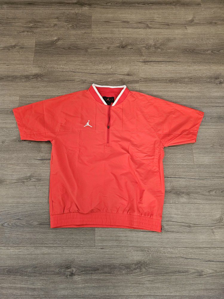 Air Jordan Team Red Coaches Jacket Mens Size Large
