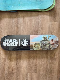Element x Star Wars The Mandalorian Hunter and Prey Skate Deck