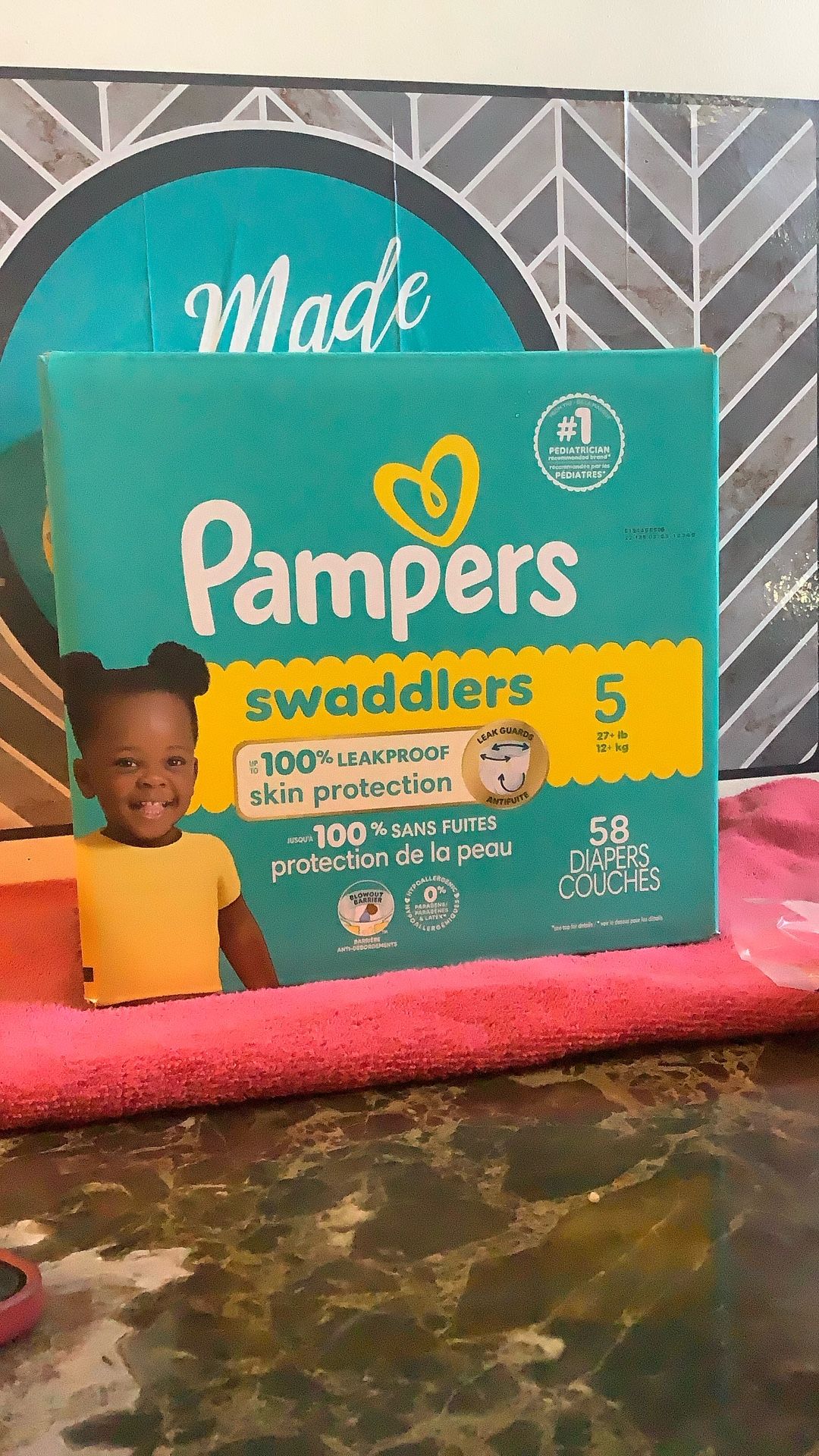 Pampers Swaddlers Size 5 $25