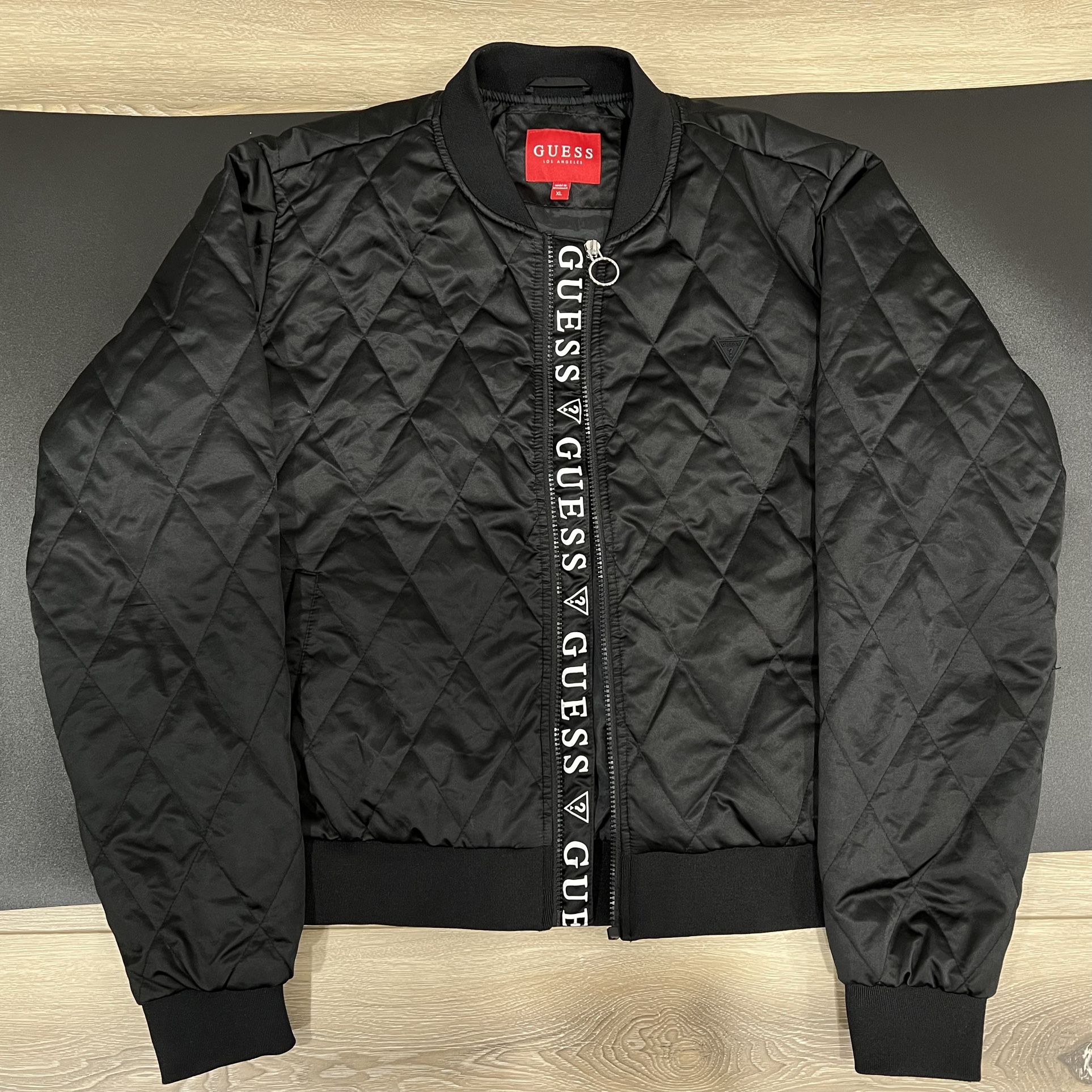 GUESS Puffer BOMBER STYLE Jacket HIGH Quality Women Size XL