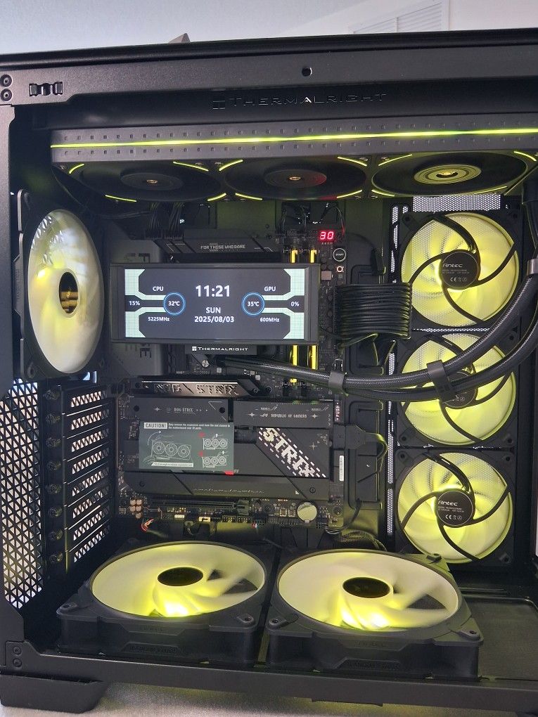 AMD RYZEN 9 9950X3D Gaming ROG Strix X870E E Gaming DDR5 96GB RGB RAM 2TB SSD Electronics & Media