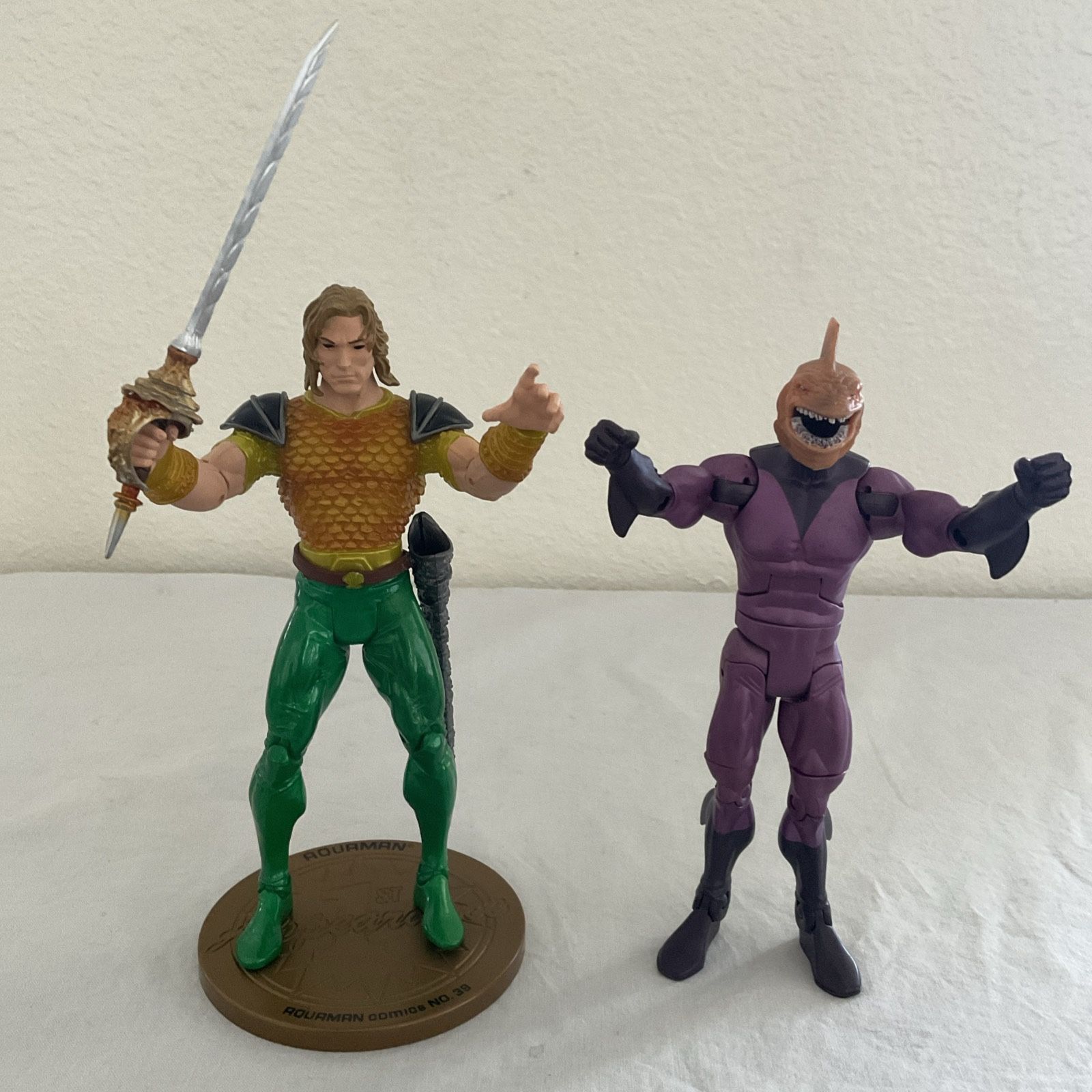 DC Direct Aquaman 1st Appearance Arthur Curry, DCUC King Shark 7” Action Figures