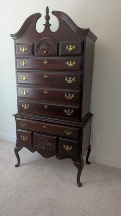 $349 for solid cherry Highboy Chest