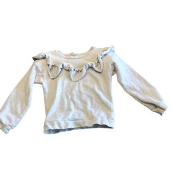 EUC 3T Boutique Grey Fleece Pull Over Sweatshirt