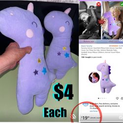$4 Each Ergonomic Seatbelt Pillow great for travel or daily used soft and fluffy,washable like new
