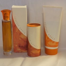 VINTAGE AVON 1999 "FOREVER AMBER " COLOGNE SPRAY + PERFUMED TALC + BODY