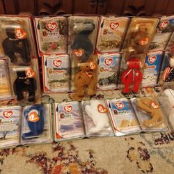 11 Vintage 1999 McDonald's New in Box TY Beanie Babies with BONUS 2 Bears Case